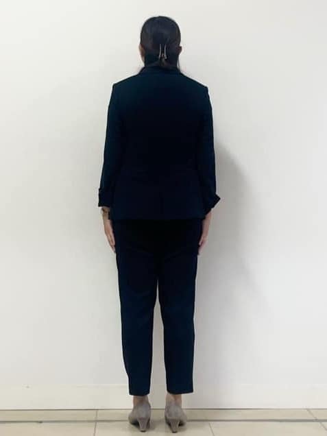 chisaさんの「Reflect｜【一枚着で着映え◎／ジャケットのインナーにも】フロント開きブラウス」を使ったコーディネート