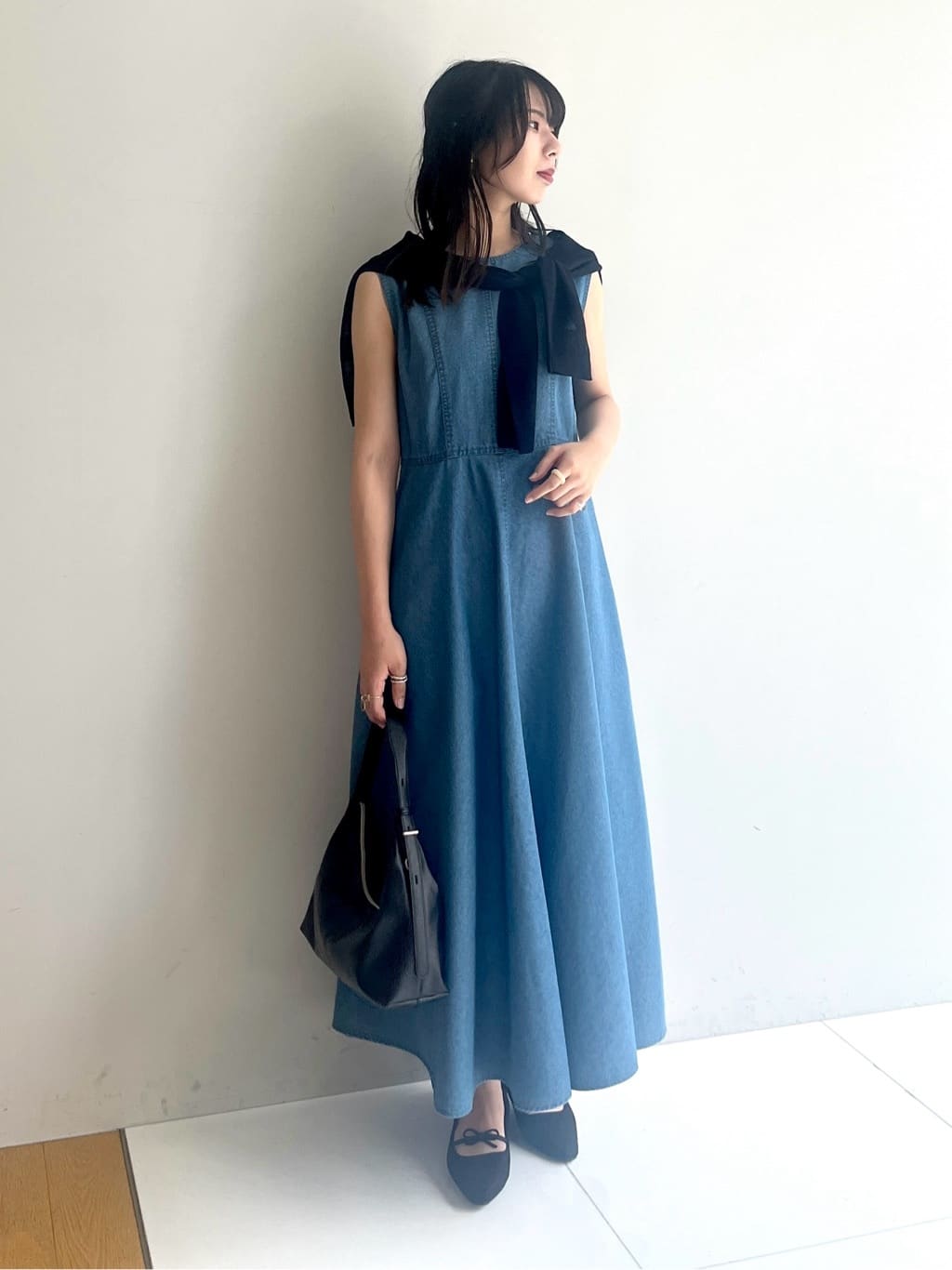 cotaniさんの「grove｜シアーボーダーカーディガン」を使ったコーディネート