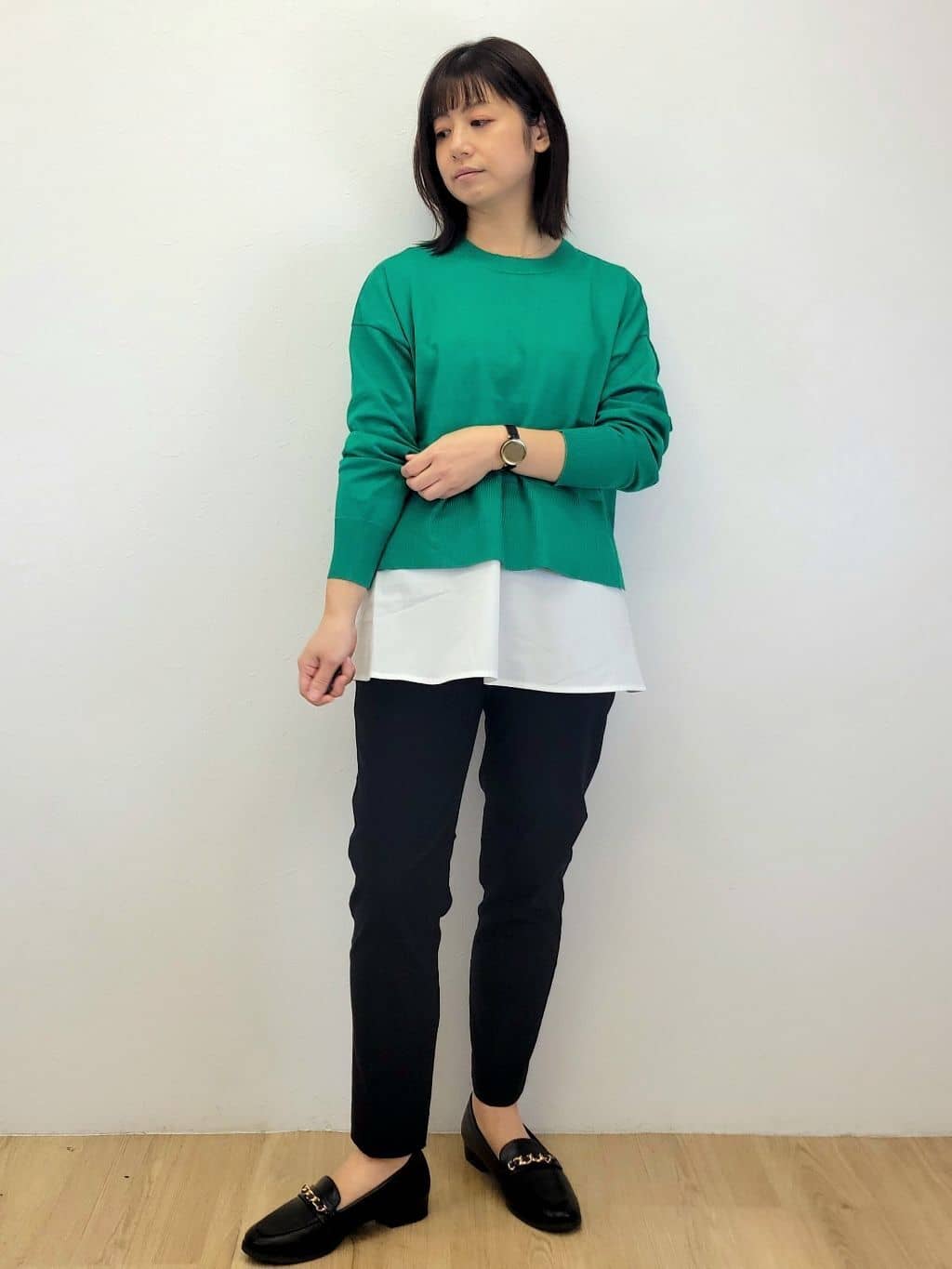 LISAさんの「OPAQUE.CLIP｜《ツインセット》リラクシーサイドスリットニット&times;ドッキングタンク【洗濯機洗い可】」を使ったコーディネート