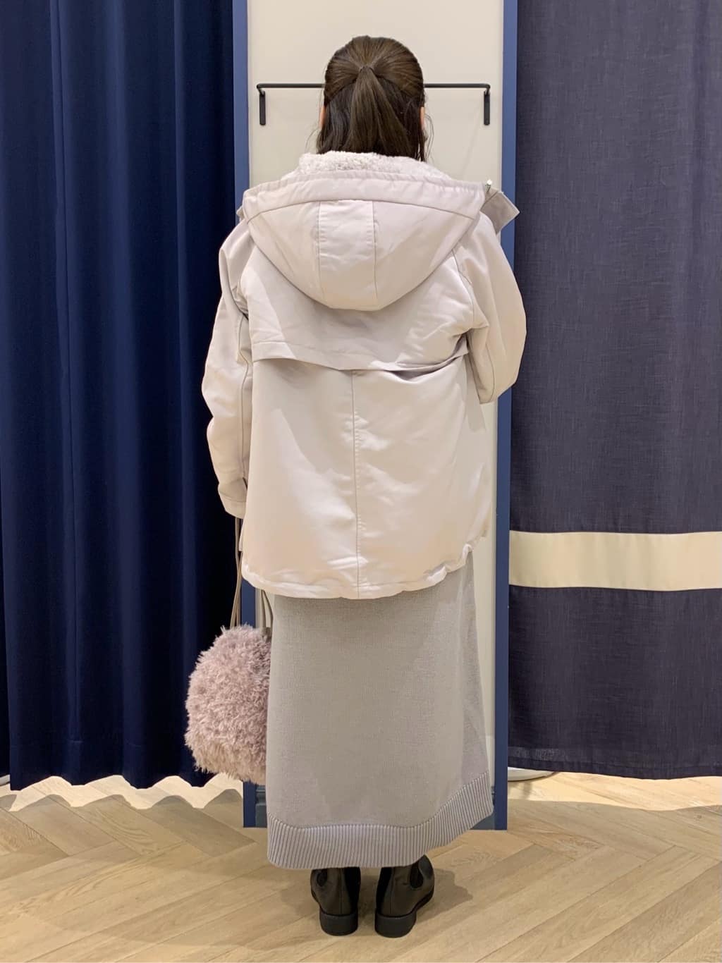 mokaさんの「grove｜【名品アウター/3WAY・はっ水】ボアライナー付マウンテンパーカ」を使ったコーディネート