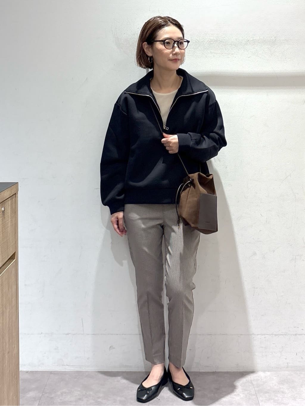 たけねぇさんの「OPAQUE.CLIP｜《SS-LLサイズ》ハイストレッチイージースティックパンツ【洗濯機洗い可】」を使ったコーディネート