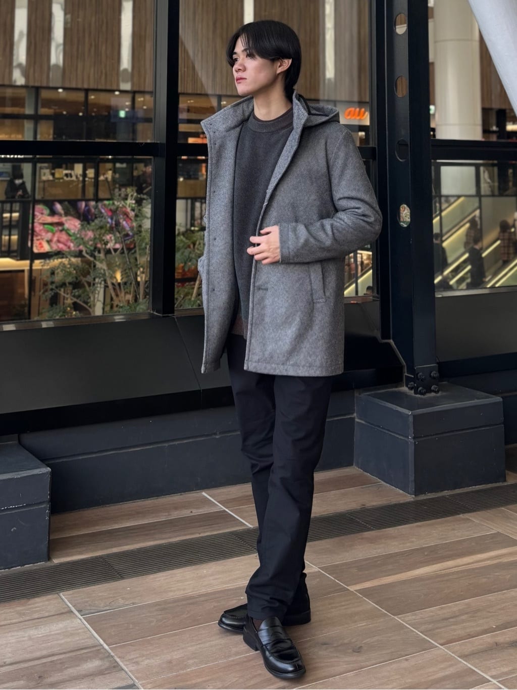 うらしーさんの「THE SHOP TK｜【大人の上品カジュアルを叶える】ハグするニット 洗濯機OK／6色展開」を使ったコーディネート
