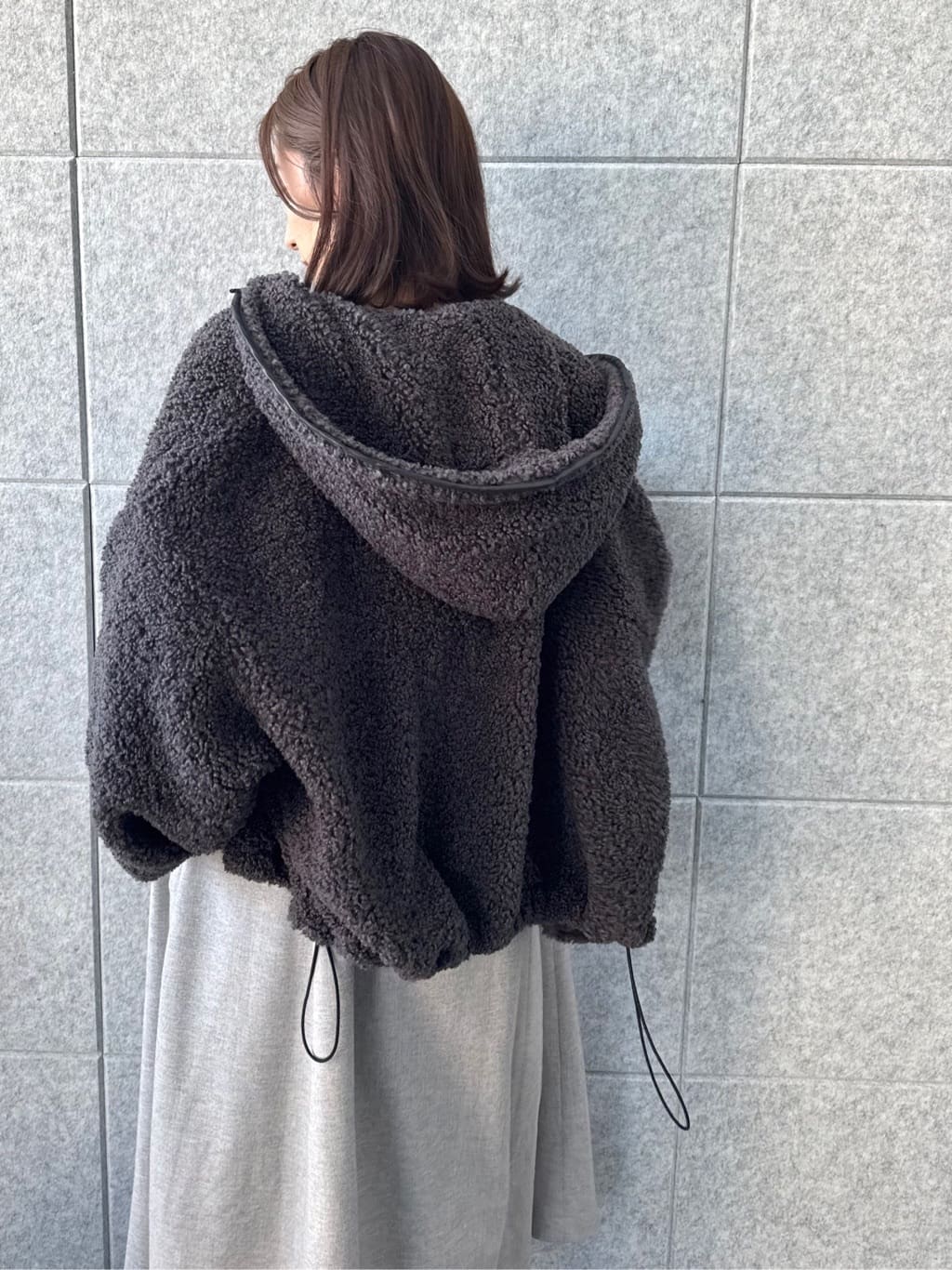 uchi__yamaさんの「CODE A｜boa hoodie blouson」を使ったコーディネート
