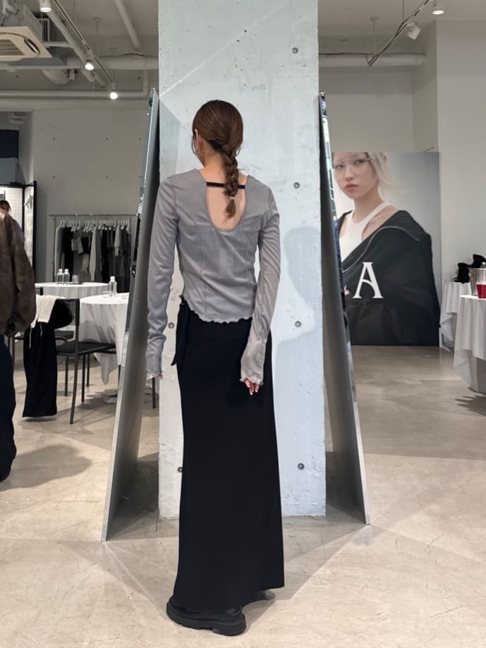 designer yukaさんの「CODE A｜whisper jersey top」を使ったコーディネート