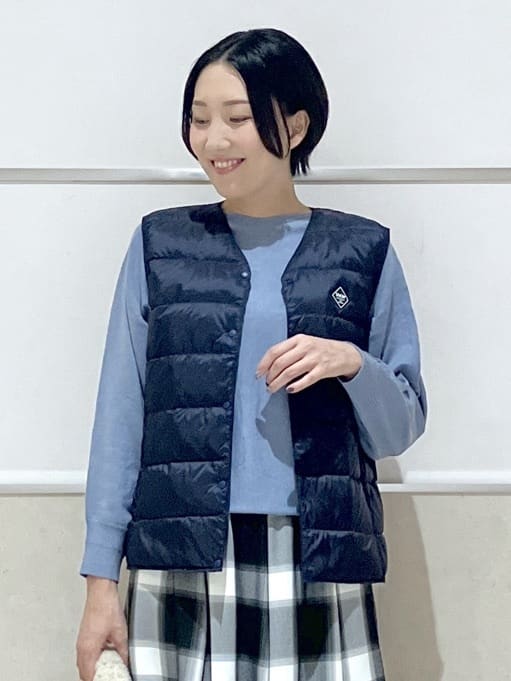 eriko さんの「Dessin｜【洗える】ウールブレンド後ろボタンニット」を使ったコーディネート