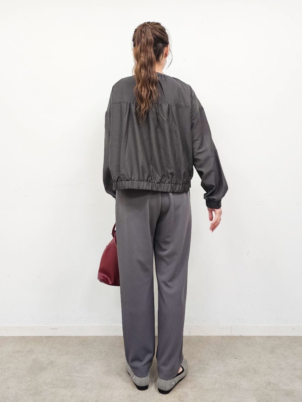 ゆゆさんの「SHOO･LA･RUE｜【S-LL】寒暖差のある時期に 大人上品なシアーブルゾン」を使ったコーディネート