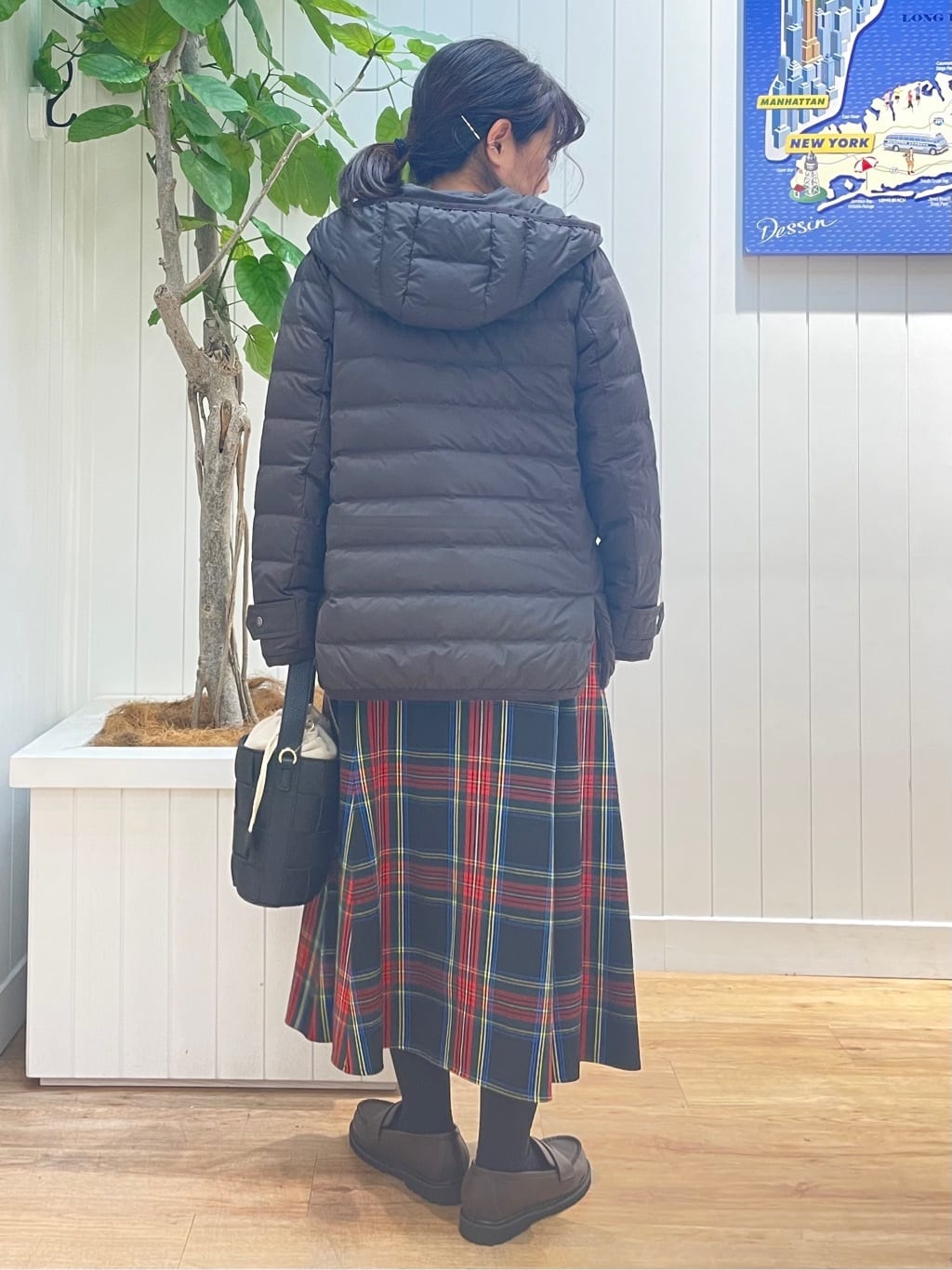 msatoさんの「Dessin｜【撥水・2WAY】ミュラーダウンコートミドル丈」を使ったコーディネート
