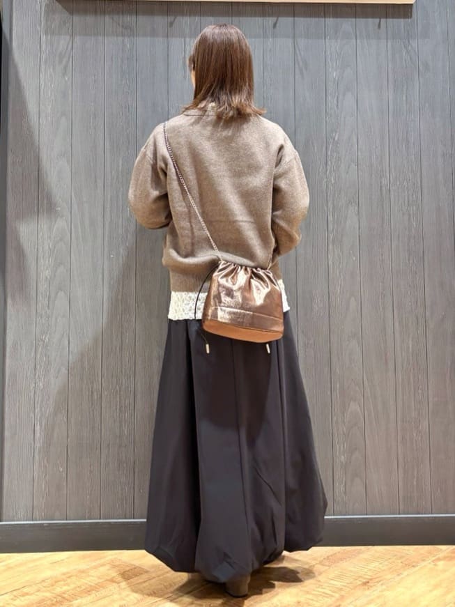 meiさんの「SHOO･LA･RUE｜【S-LL】上品なレースハイネックトップス」を使ったコーディネート