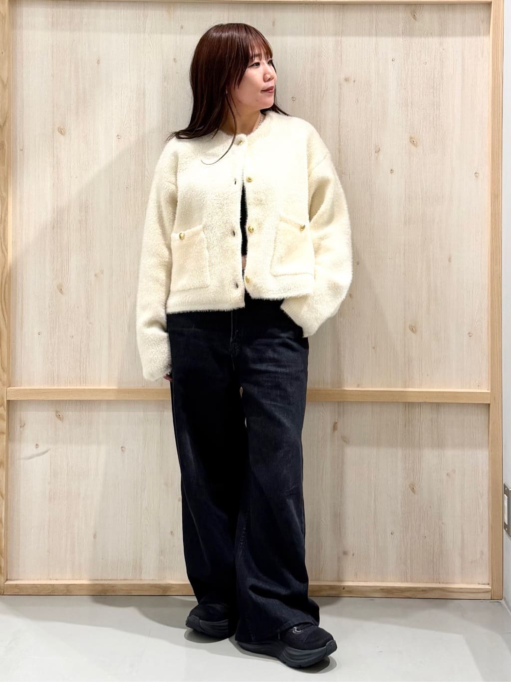 nanaさんの「THE SHOP TK｜クラシックショルダーバッグ」を使ったコーディネート