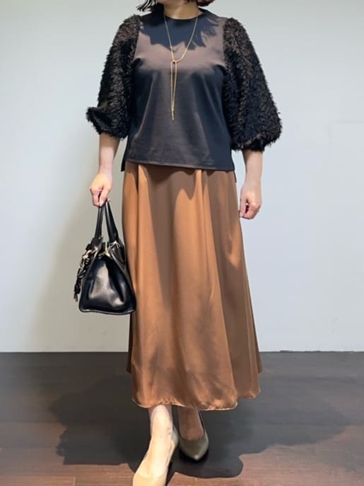 Asamiさんの「UNTITLED｜【セットアップ可/スキッパー/ゆったり】リラクパウダーシャツ」を使ったコーディネート