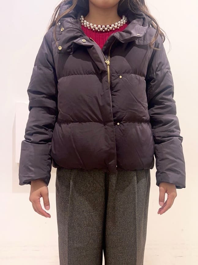 Ririさんの「index｜KAWADAダウンショートコート【撥水／洗濯機OK／静電気防止裏地】《XS～LL》」を使ったコーディネート