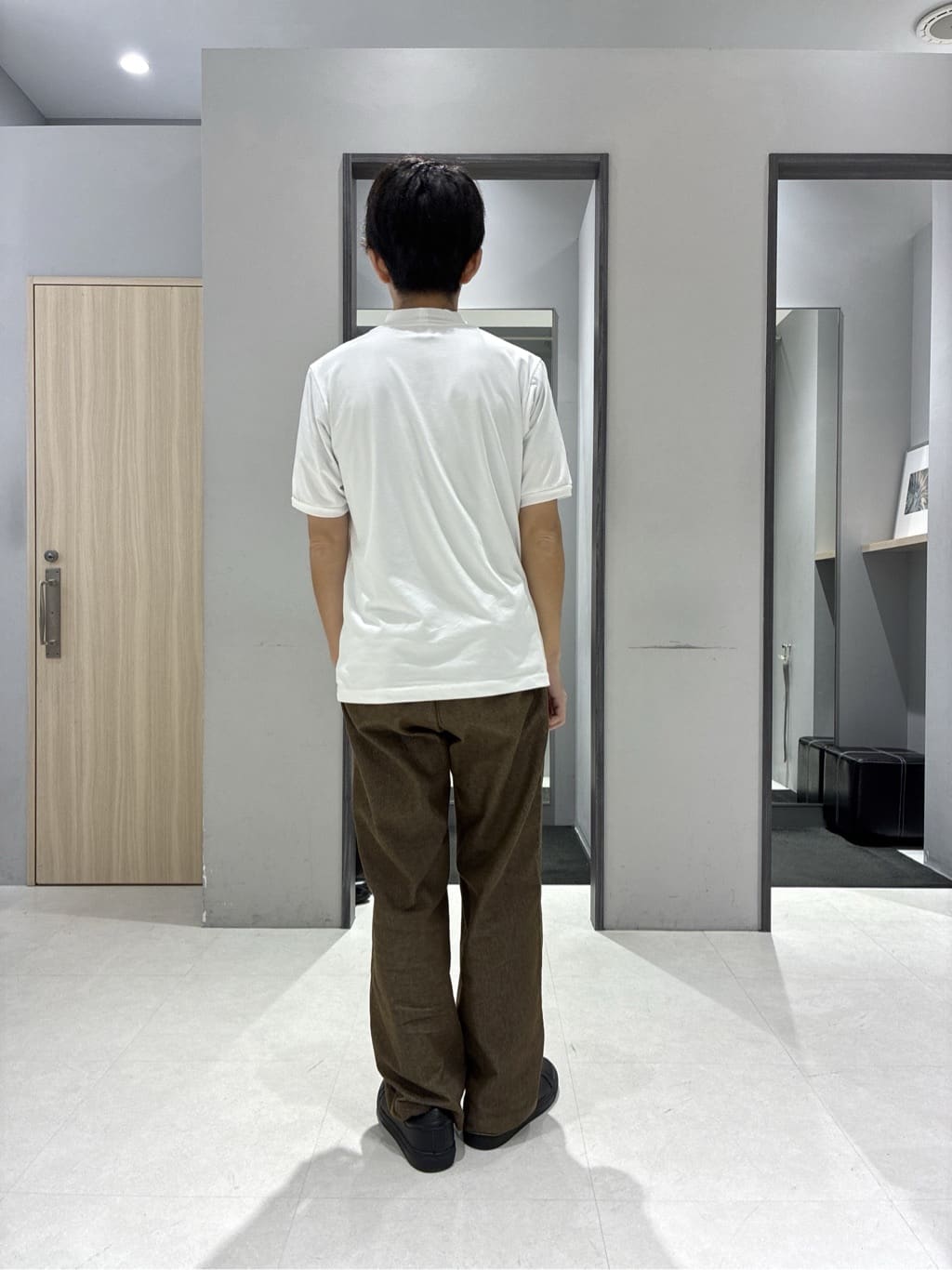 わいずみさんの「TAKEO KIKUCHI｜チェックボーラーガーゼシャツ」を使ったコーディネート