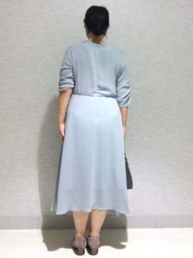 sakoさんの「Reflect｜【吸水速乾／防しわ】シルキープリーツワンピース」を使ったコーディネート