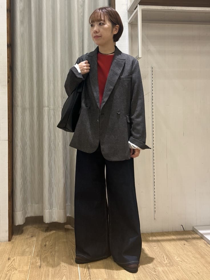 ga_riさんの「THE SHOP TK｜スウェードローファー」を使ったコーディネート