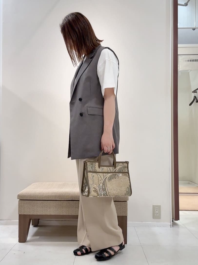 YUIさんの「UNTITLED｜【セットアップ可/洗える】スラブテーラードカラージレ」を使ったコーディネート