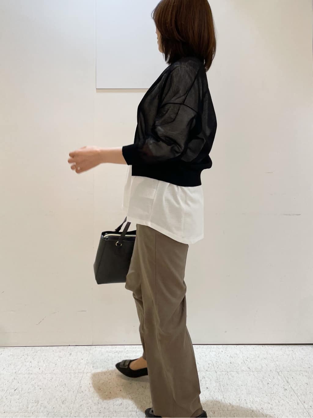 めいさんの「Reflect｜【マシンウォッシュ可】リネンライクフレアパンツ」を使ったコーディネート