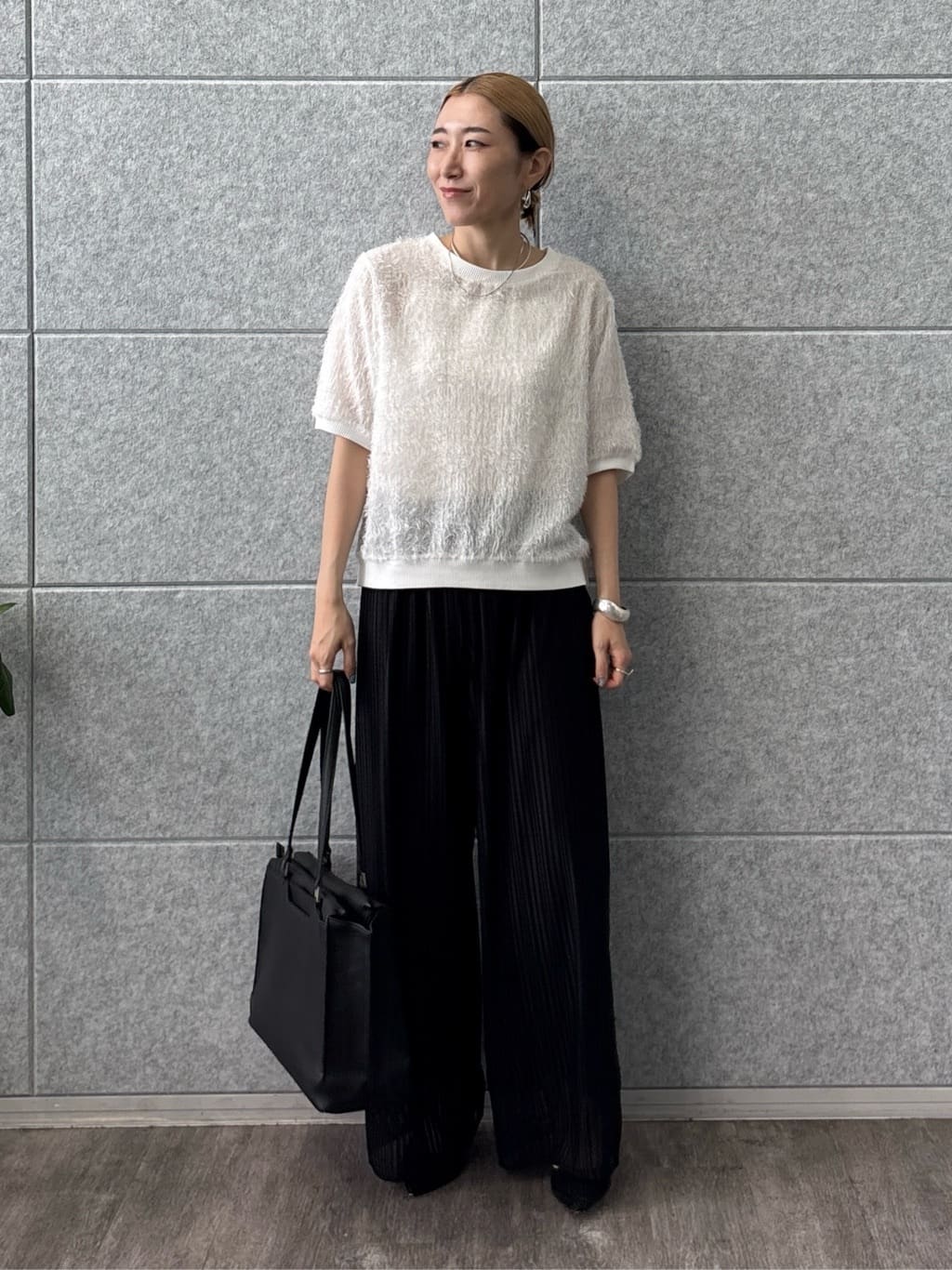 kotakiさんの「INDIVI｜ヘアリージャカードトップス」を使ったコーディネート