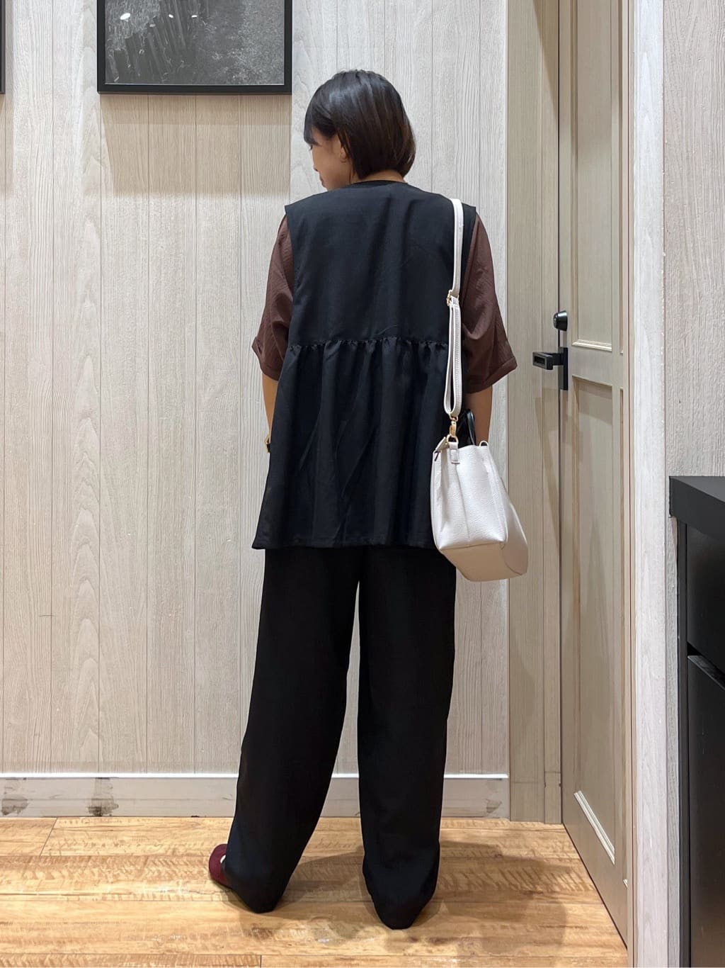 shirayuuuさんの「SHOO･LA･RUE｜【洗濯後しわになりにくい】さらっとタッチの 5分袖ドルマンブラウス」を使ったコーディネート
