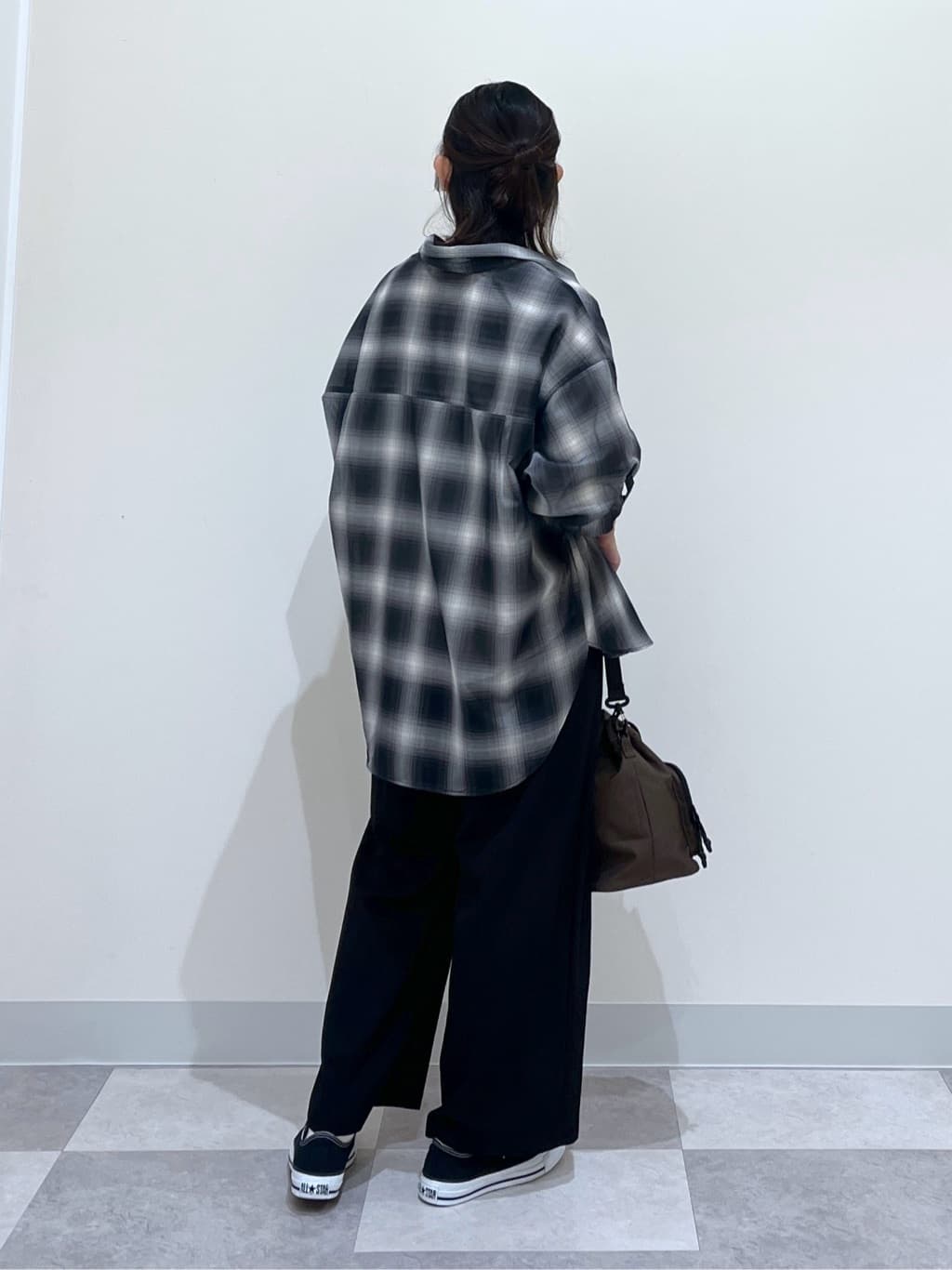 canaさんの「Dessin｜【360度可愛い/前後2WAY/洗える】ライトコットンヘンリーカットソー」を使ったコーディネート