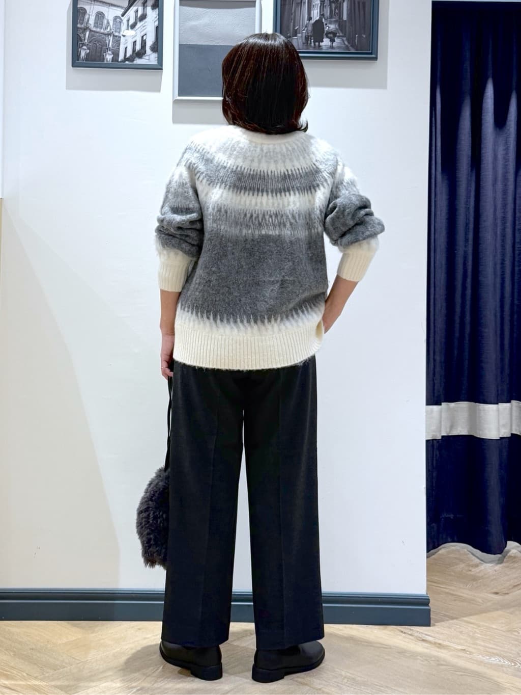 Lilyさんの「grove｜求心柄ジャカードニットカーディガン」を使ったコーディネート