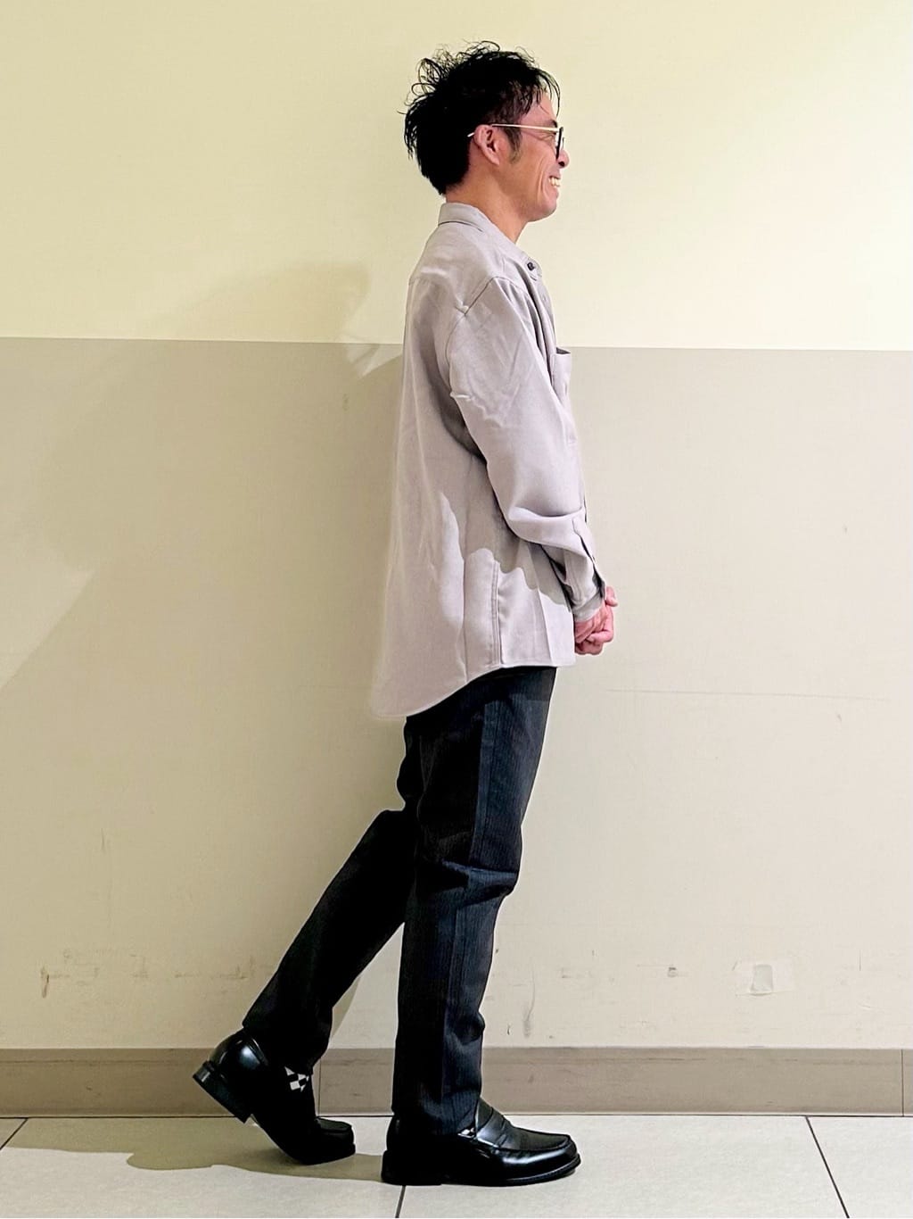 KENJI Iさんの「THE SHOP TK｜マルチボーダープルオーバー S／S」を使ったコーディネート
