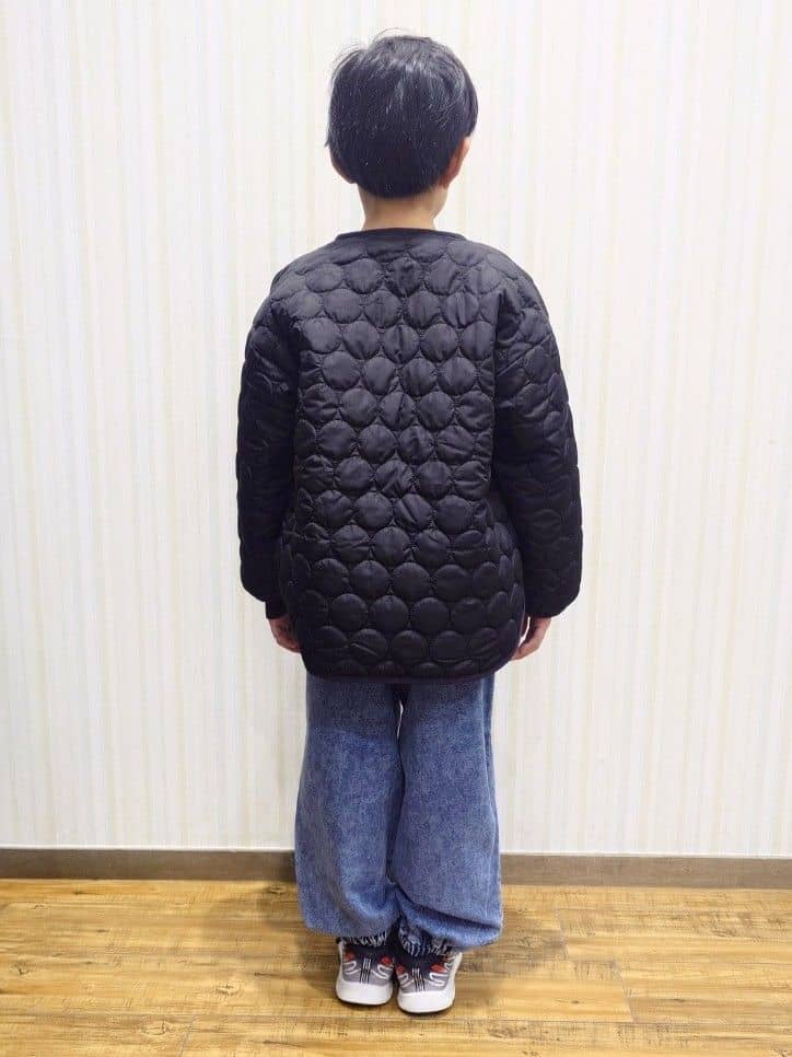 Yuiさんの「SHOO･LA･RUE｜【100-150cm/撥水】キルト&times;ファーリバーシブルブルゾン」を使ったコーディネート