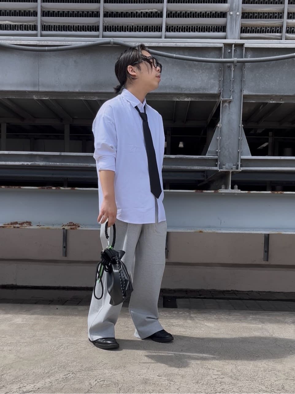 taigaさんの「tk.TAKEO KIKUCHI｜ADAMPATEK 別注 アソート巾着ショルダーバッグ」を使ったコーディネート