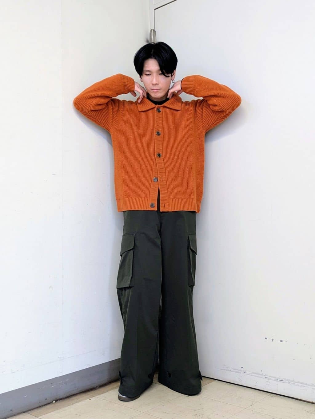 ryoさんの「TAKEO KIKUCHI｜ウール混 モックネック プルオーバー」を使ったコーディネート