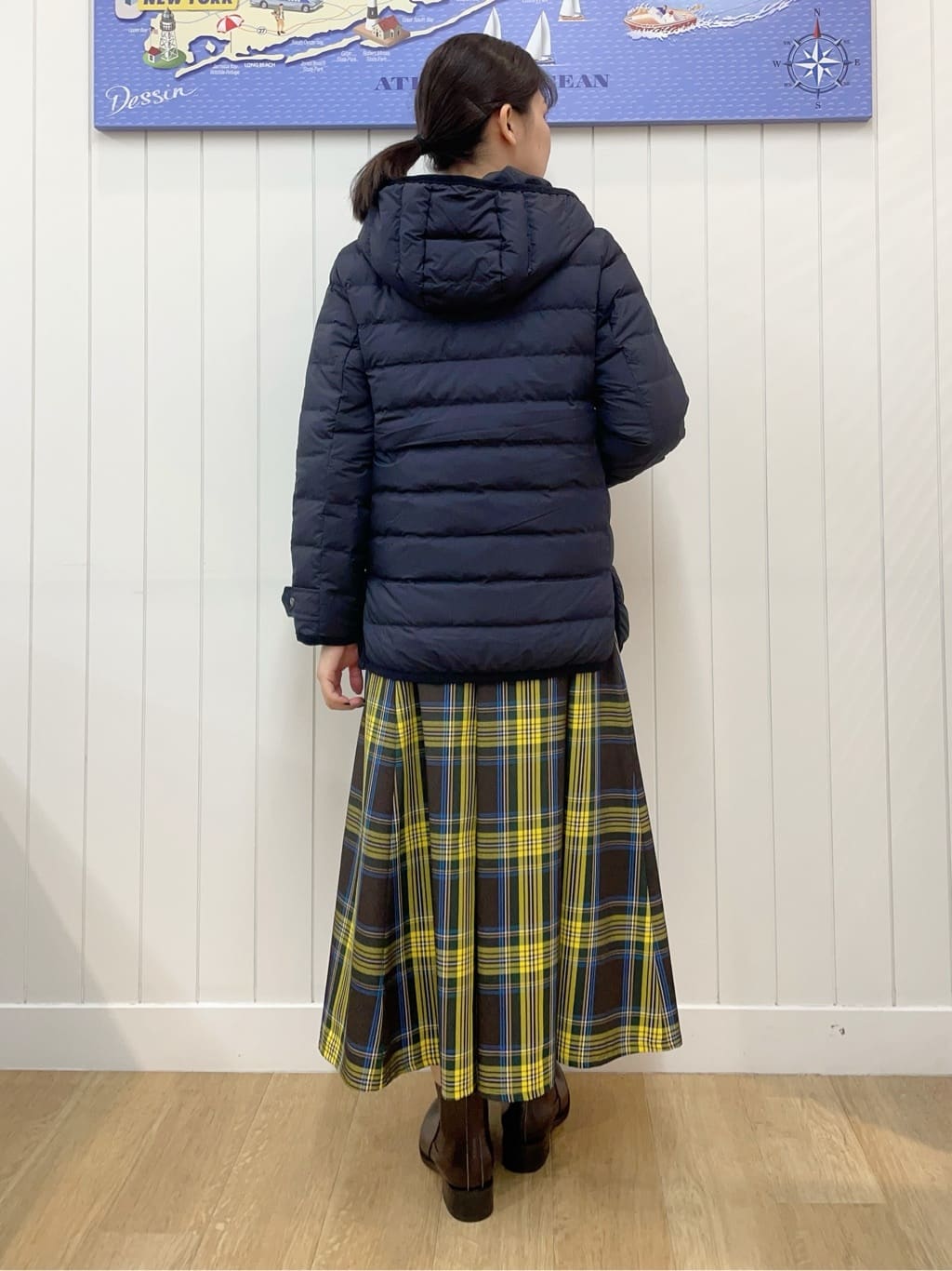 Mayaさんの「Dessin｜【撥水・2WAY】ミュラーダウンコートミドル丈」を使ったコーディネート