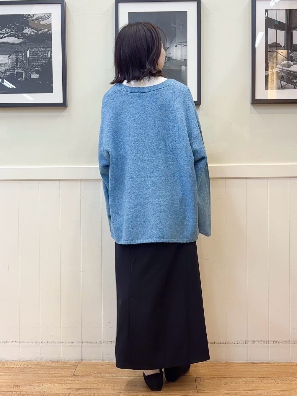 えぬさんの「SHOO･LA･RUE｜【洗濯機可】ふわっと軽く羽織れる オーバーサイズカーディガン」を使ったコーディネート