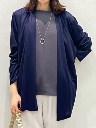 Miwaさんの「UNTITLED｜◆【接触冷感/UV機能/遮熱】ジャージカーディガン」を使ったコーディネート