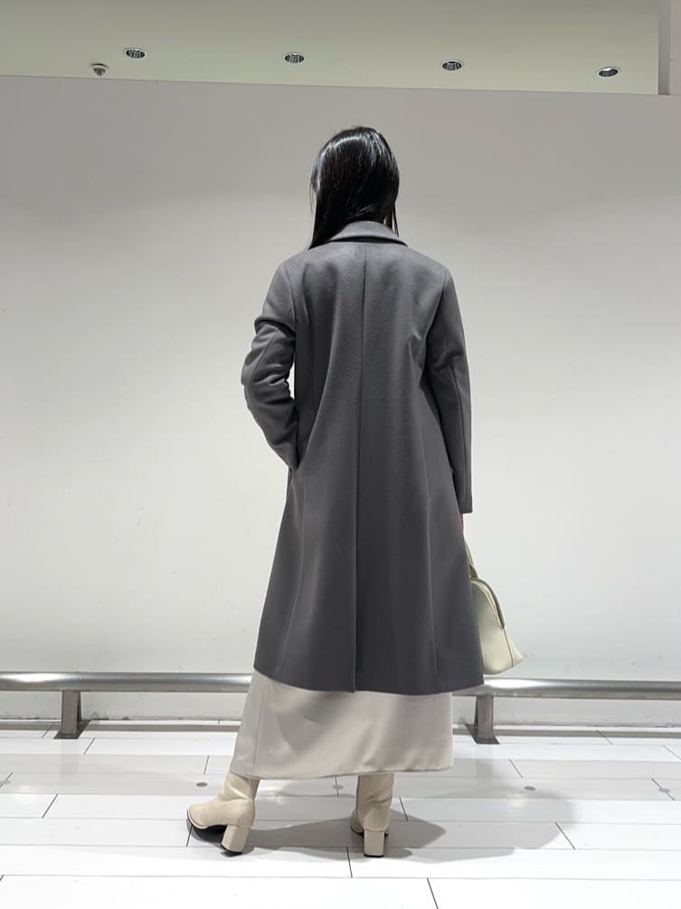 fukaさんの「UNTITLED｜【スタイリッシュ／オンオフ兼用】ウールチェスターコート」を使ったコーディネート