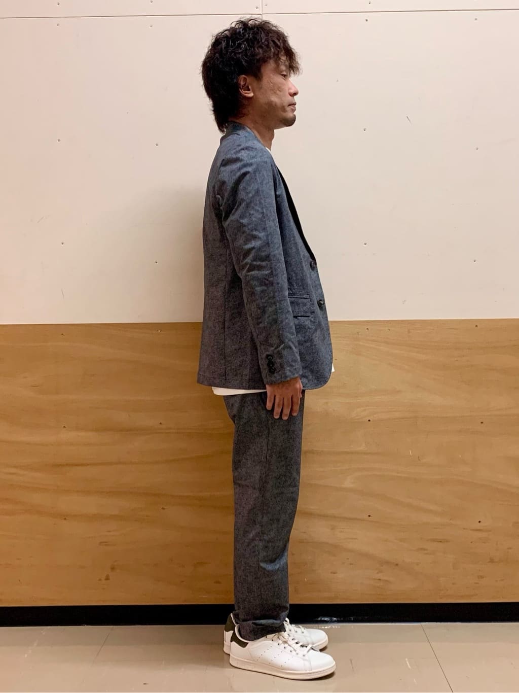 MATUさんの「THE SHOP TK｜スマートムーブメッシュバーズアイジャケット【軽量/洗濯機OK/セットアップ可】」を使ったコーディネート