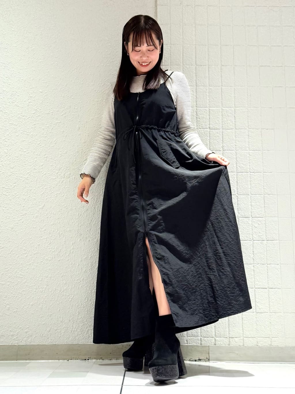 SEIKOさんの「ESPERANZA｜ラク盛りショートブーツ」を使ったコーディネート