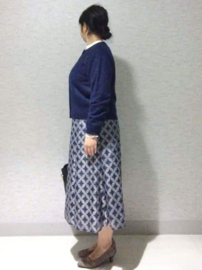 sakoさんの「Reflect｜【秋映え／カシミヤ100％／プルオーバーとしても◎】ふんわりカーディガン」を使ったコーディネート