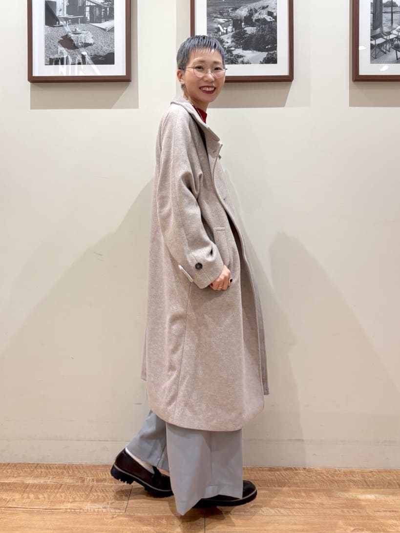 Ayumiさんの「SHOO･LA･RUE｜【洗濯機可／毛玉レス】シンプルケーブル柄ニット」を使ったコーディネート