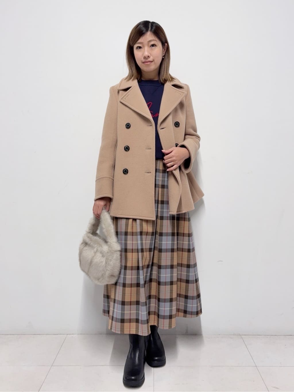 Nishijimaさんの「DRESSTERIOR｜◆アニージャカードニット」を使ったコーディネート