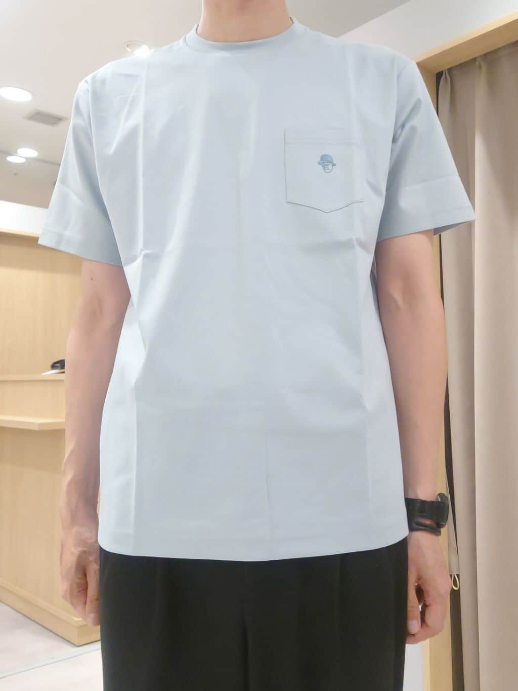 kawamuさんの「TAKEO KIKUCHI｜【COOL CITY WEAR】エアートール オープンカラーシャツ /接触冷感・通気性」を使ったコーディネート
