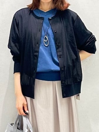 Miwaさんの「UNTITLED｜【洗える/前後2WAY】ネックプルオーバーニット」を使ったコーディネート