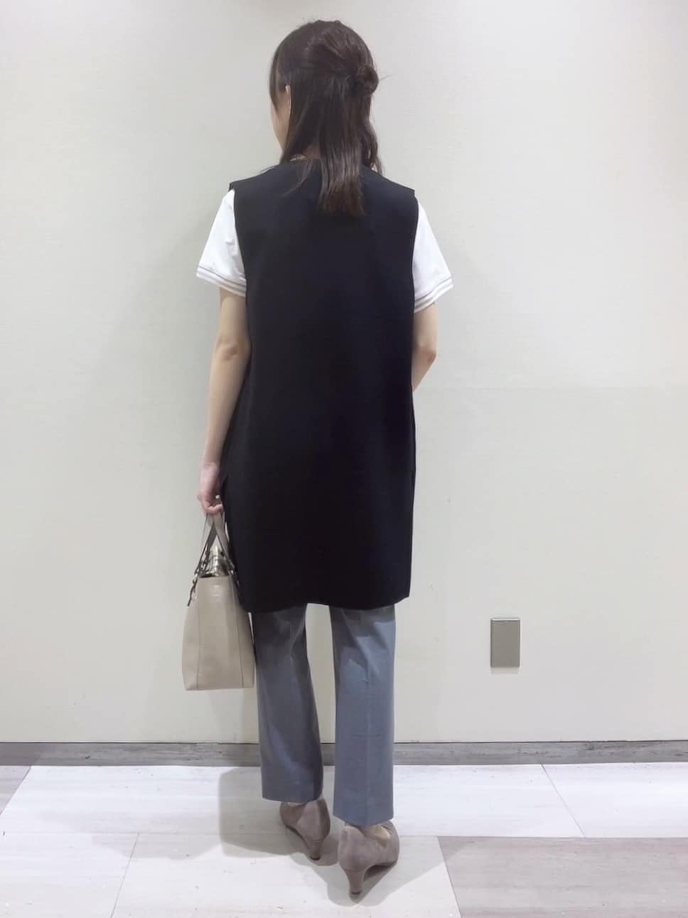 yukaさんの「Reflect｜【インナーにおすすめ◎】シアーネックデザインプルオーバー」を使ったコーディネート