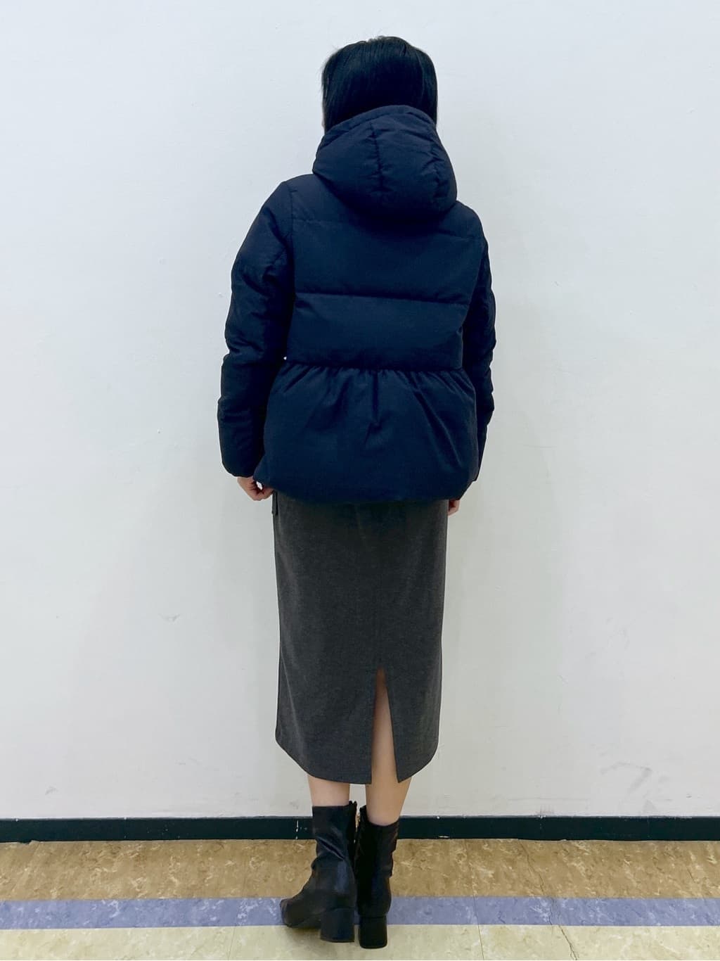 su.さんの「index｜KAWADAダウンペプラムショートコート【撥水／洗濯機OK／静電気防止裏地】」を使ったコーディネート