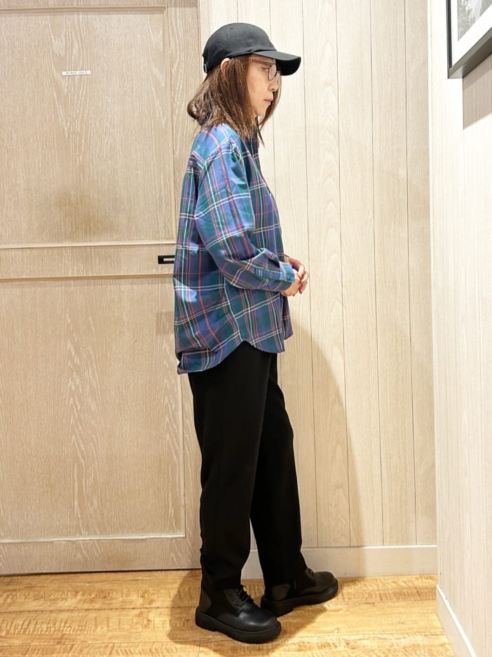 yukaさんの「SHOO･LA･RUE｜【洗濯機可/S-LL】程よい抜け感 大人のチェックシャツ」を使ったコーディネート