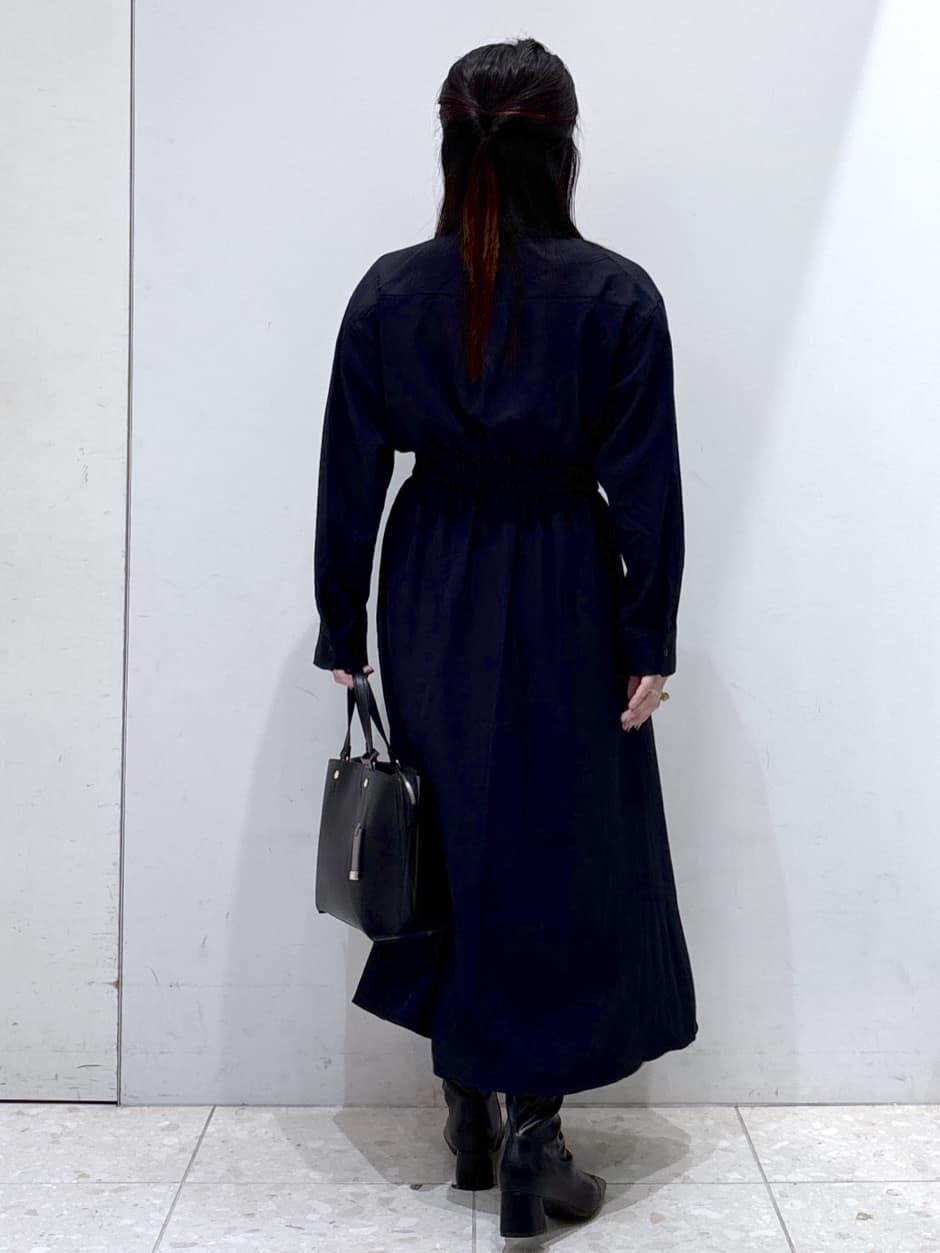 mameさんの「OPAQUE.CLIP｜ウールライクフィット＆フレアワンピース【洗濯機OK】」を使ったコーディネート