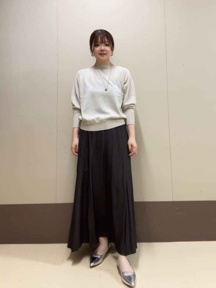 Atsumiさんの「UNTITLED｜【アンサンブル可/洗える/ボタンなし】シルクウールカシミヤ 着流しカーディガン」を使ったコーディネート