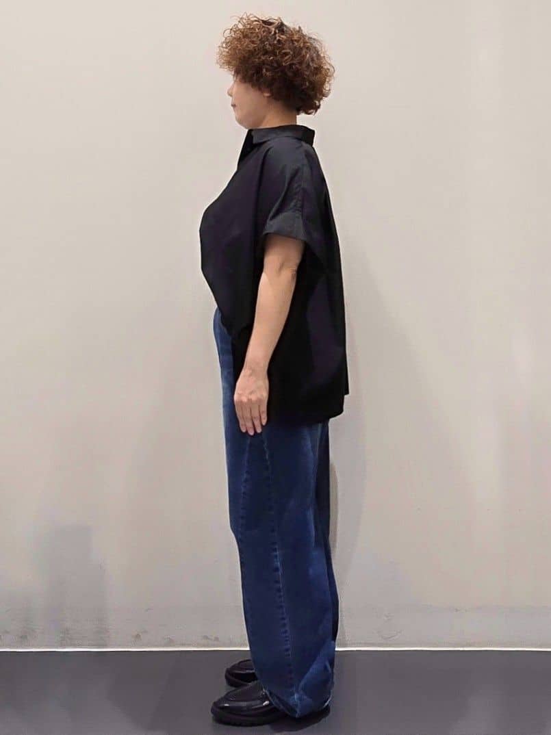 ゆきをさんの「OPAQUE.CLIP｜《andGIRL掲載》リラクシーシャツ【洗濯機洗い可】」を使ったコーディネート