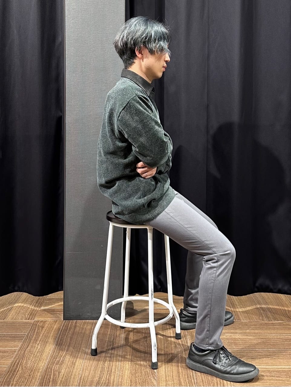 tomoyaさんの「THE SHOP TK｜【触れるたびに心地良い】ライトモールニット　洗濯機OK/ユニセックスでおすすめ！」を使ったコーディネート