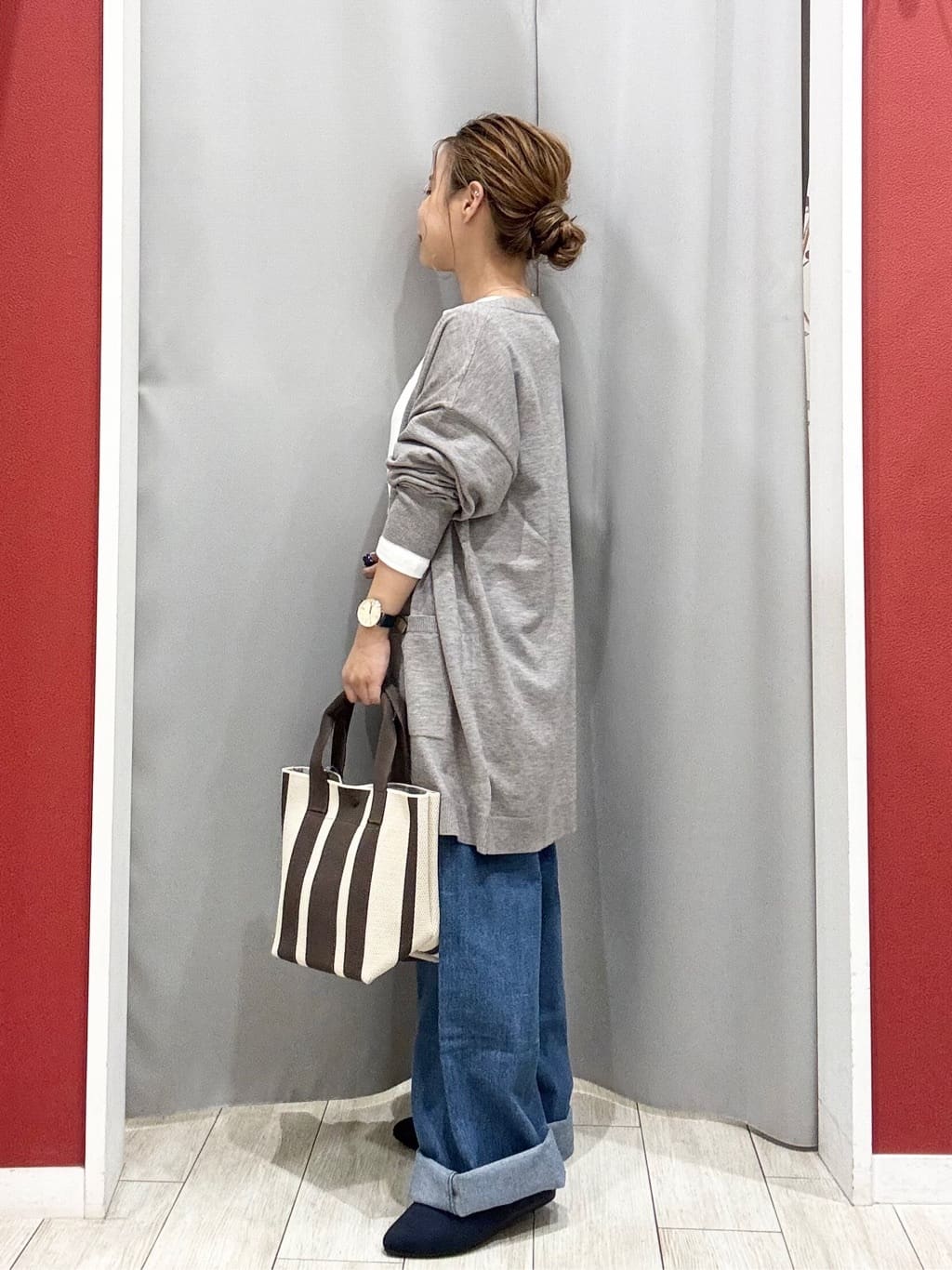 shioさんの「SHOO･LA･RUE｜【S-LL】美しく見せる ボートネックロンT」を使ったコーディネート
