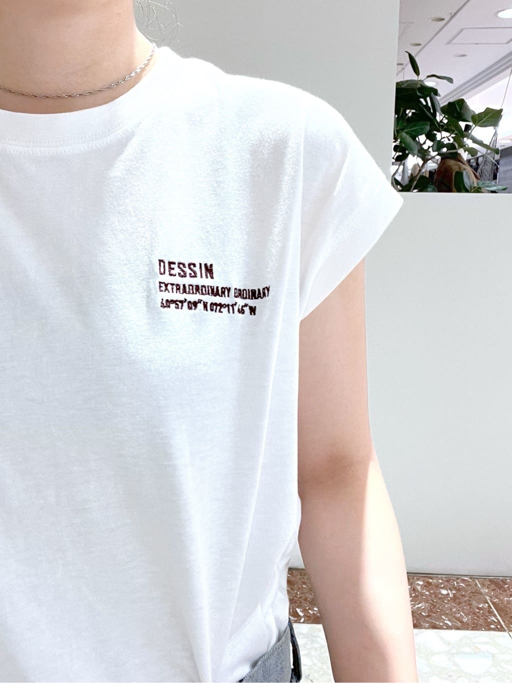 Makinoさんの「Dessin｜【洗える】シアーオンブレーチェックシャツ」を使ったコーディネート