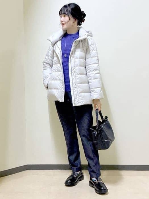  beni_gingerさんの「Reflect｜【SS-4Lサイズ】フーデッドミドルダウンコート」を使ったコーディネート