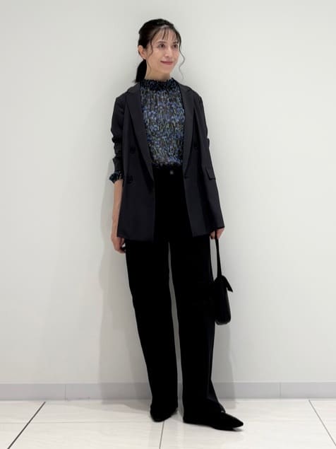kayoさんの「INDIVI｜【軽く羽織れる！】ダブルジャケット」を使ったコーディネート